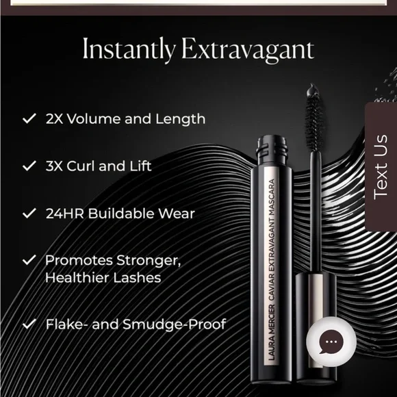 Laura Mercier Caviar Extravagant Mascara - Black - Picture 2 of 5